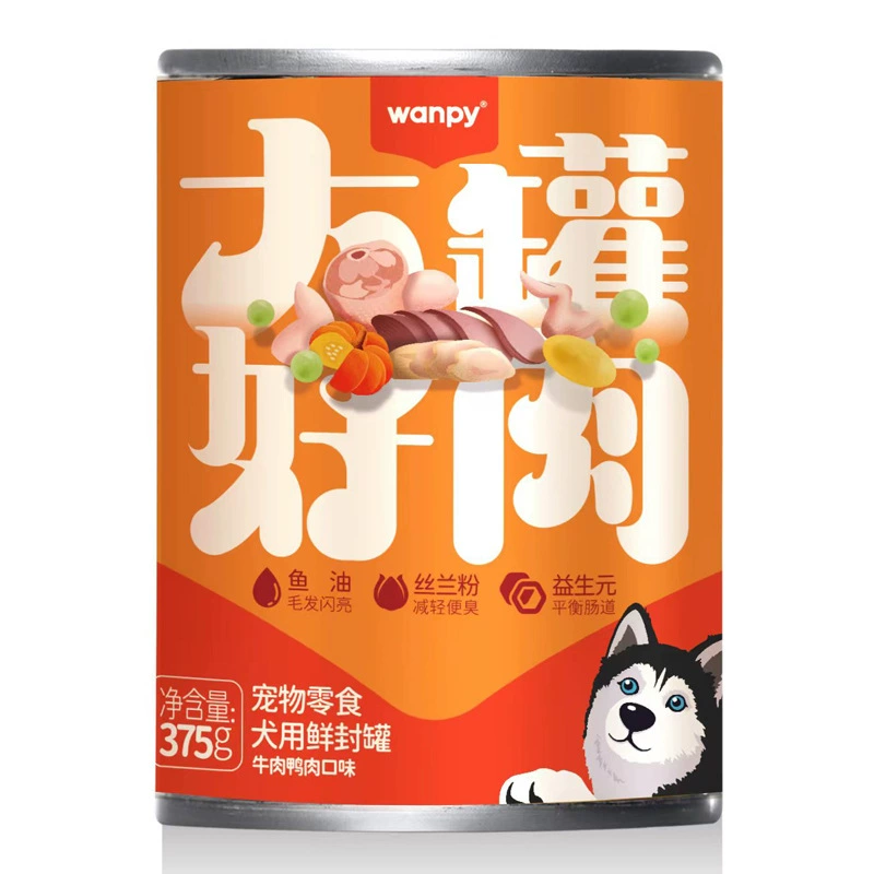 Wanpy顽皮营养鲜封鸭肉味狗罐头